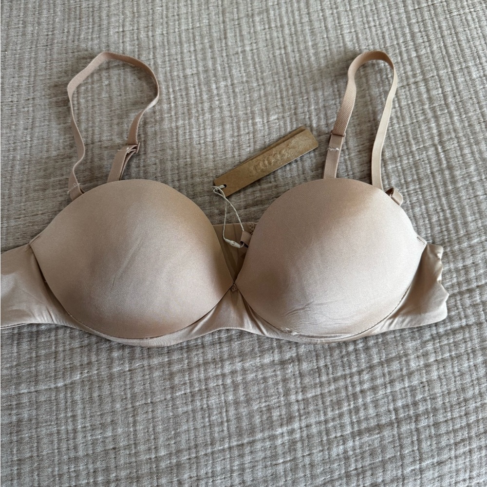 SKIMS Ultimate Push Up Strapless Bra Clay 36A